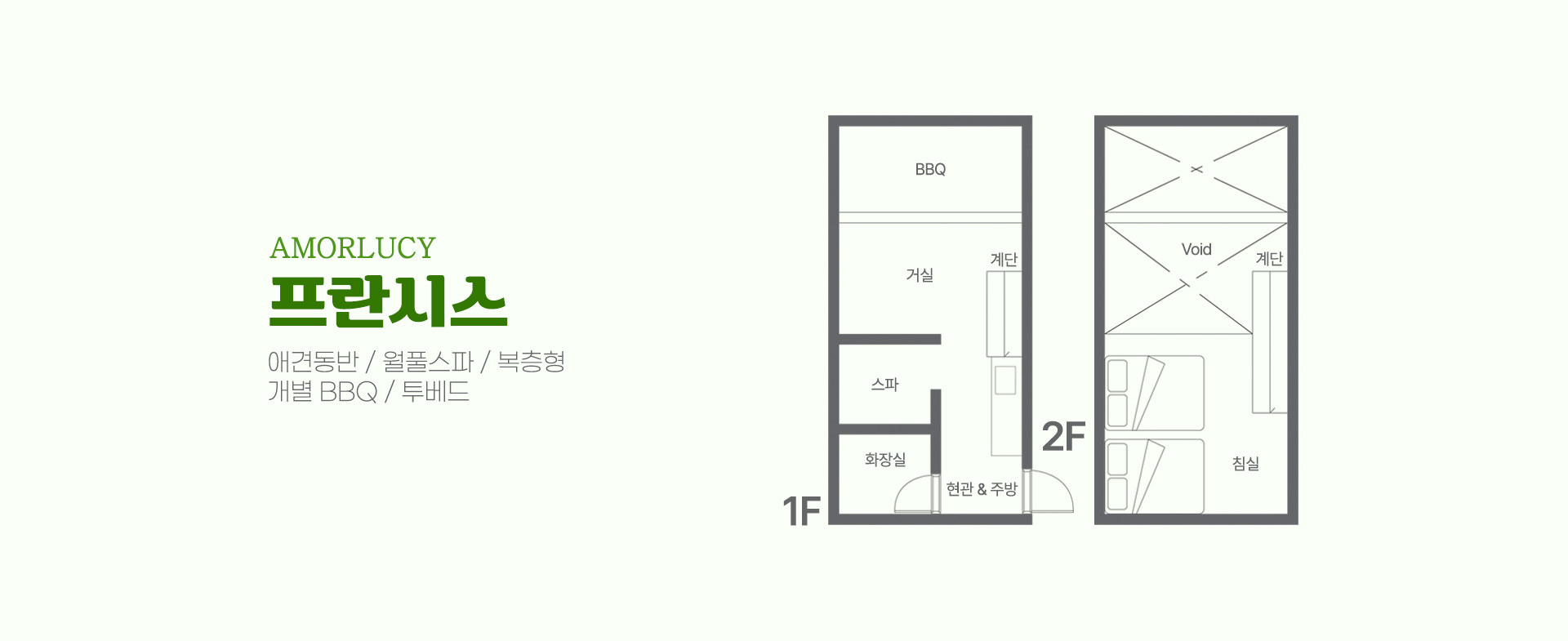 객실 평면도